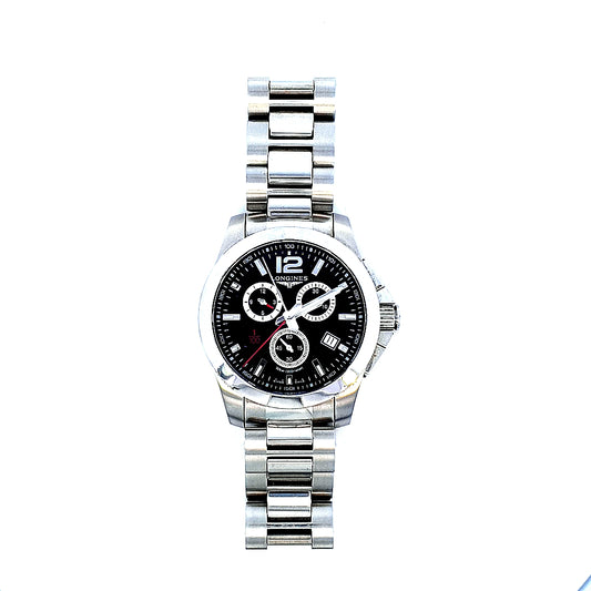RELOJ LONGINES CONQUEST ACERO 44MM