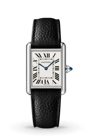 RELOJ CARTIER TANK CORREA DE CUERO RELOJ CARTIER TANK CORREA DE CUERO
