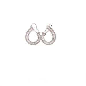 ARETES DE DIAMANTES CORTE BAGUETTE ARETES DE DIAMANTES CORTE BAGUETTE