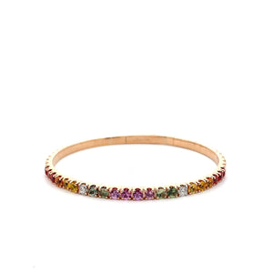 PULSERAS CON DIAMANTES Y ZAFIROS MULTICOLOR PULSERAS CON DIAMANTES Y ZAFIROS MULTICOLOR