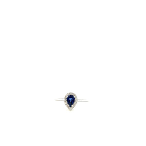 ANILLO CON ZAFIRO Y DIAMANTES ANILLO CON ZAFIRO Y DIAMANTES