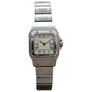RELOJ CARTIER SANTOS ACERO 24MM RELOJ CARTIER SANTOS ACERO 24MM
