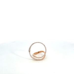 ANILLO ROSE GOLD CON DIAMANTES ANILLO ROSE GOLD CON DIAMANTES