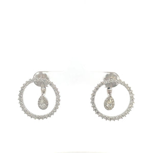 ARETES CON DIAMANTES ARETES CON DIAMANTES