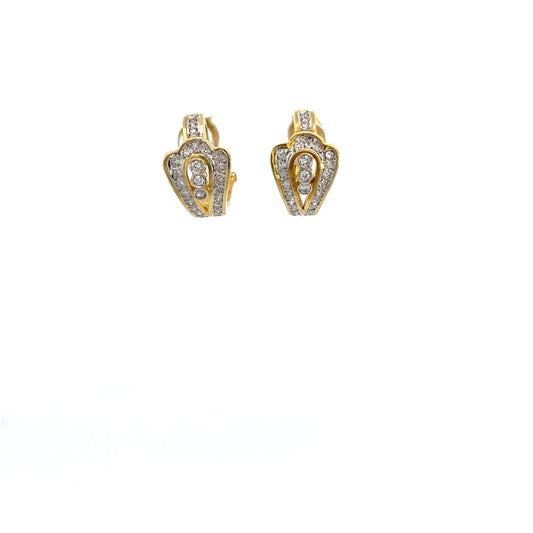 ARETES CON DIAMANTES