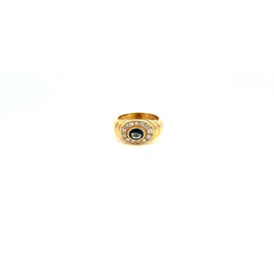 ANILLO DE DAMA CON DIAMANTES Y ZAFIRO ANILLO DE DAMA CON DIAMANTES Y ZAFIRO