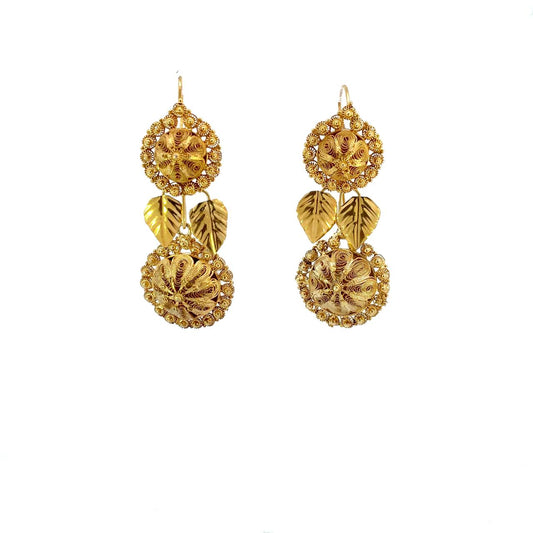 ARETES DE POLLERA FILIGRAMA