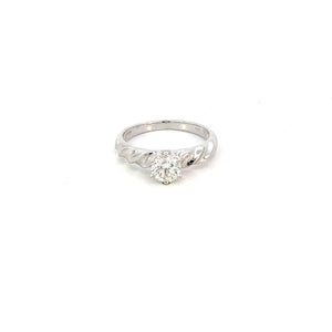 ANILLO EN ORO BLANCO CON DIAMANTES ANILLO EN ORO BLANCO CON DIAMANTES