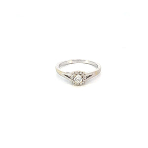 ANILLO EN ORO BLANCO CON DIAMANTES ANILLO EN ORO BLANCO CON DIAMANTES