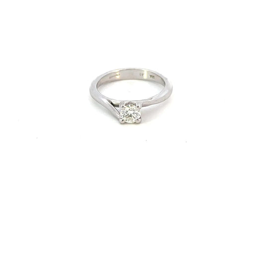 ANILLO EN ORO BLANCO CON DIAMANTES