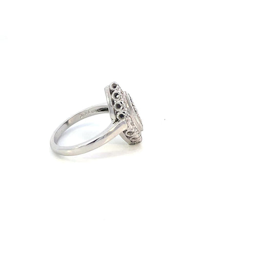 ANILLO EN ORO BLANCO CON DIAMANTES