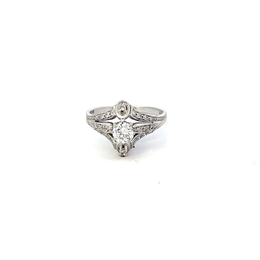 ANILLO EN ORO BLANCO CON DIAMANTES