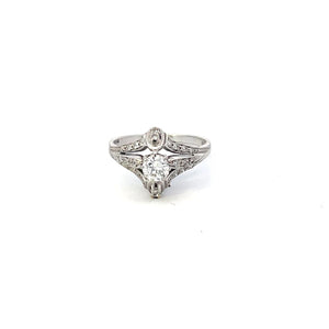 ANILLO EN ORO BLANCO CON DIAMANTES ANILLO EN ORO BLANCO CON DIAMANTES