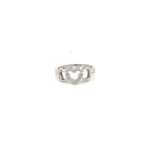 ANILLO EN ORO BLANCO CON DIAMANTES ANILLO EN ORO BLANCO CON DIAMANTES