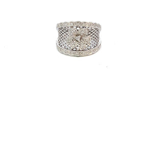 ANILLO EN ORO BLANCOCON DIAMANTES ANILLO EN ORO BLANCOCON DIAMANTES