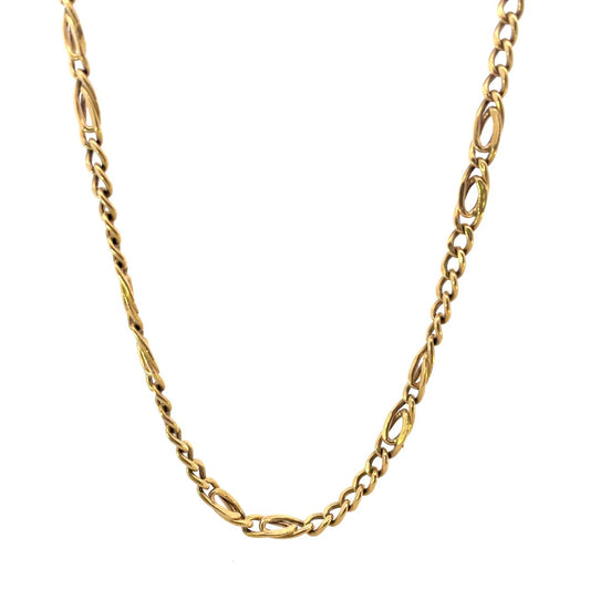 COLLAR DE ORO AMARILLO