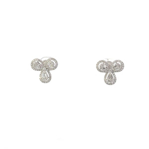 ARETES CON DIAMANTES ARETES CON DIAMANTES