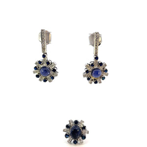 SET DE ZAFIROS Y DIAMANTES SET DE ZAFIROS Y DIAMANTES