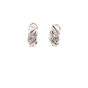 ARETES CON DIAMANTES ARETES CON DIAMANTES
