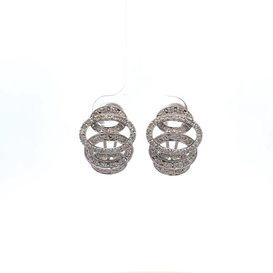 ARETES CON DIAMANTES