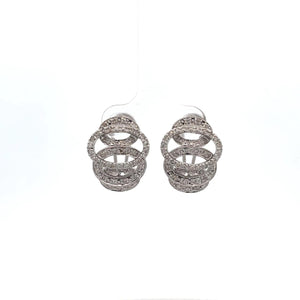 ARETES CON DIAMANTES ARETES CON DIAMANTES