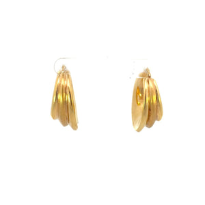 ARETES ESTILO ARGOLLA EN ORO AMARILLO ARETES ESTILO ARGOLLA EN ORO AMARILLO