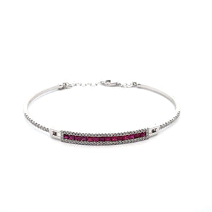 PULSERAS DE RUBIS Y DIAMANTES CERTIFICADA PULSERAS DE RUBIS Y DIAMANTES CERTIFICADA