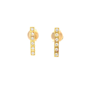 ARETES CON DIAMANTES ARETES CON DIAMANTES