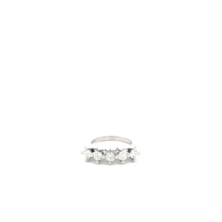 ANILLO ORO BLANCO CON DIAMANTES 1.0CT