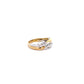 ANILLO DE DAMA DOS TONOS CON DIAMANTES
