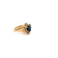 ANILLO DE DAMA CON DIAMANTES Y ZAFIRO
