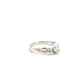 ANILLO DE DAMA EN ORO BLANCO CON DIAMANTE