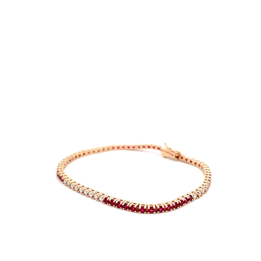 PULSERAS TENNIS CON RUBIES Y DIAMANTES