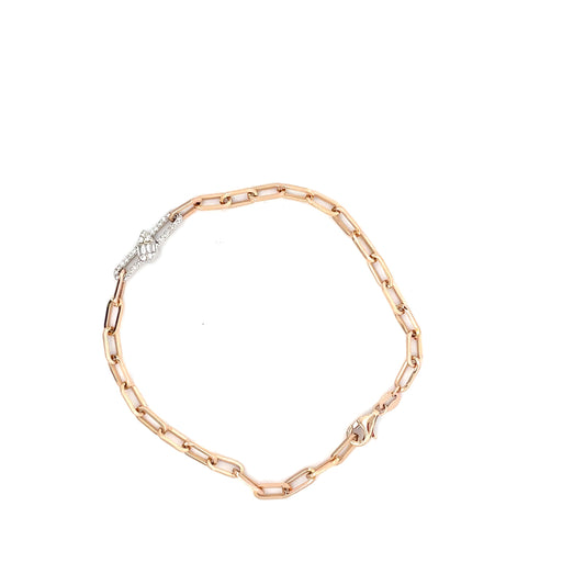 PULSERAS ROSE GOLD CON DIAMANTES