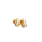 ARETES DE MUJER CON DIAMANTES Y CITRINO
