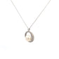 COLLAR CON PERLA Y DIAMANTES