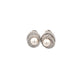 ARETES CON PERLA Y DIAMANTES