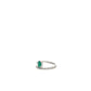 ANILLO CON DIAMANTES Y ESMERALDA