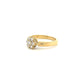 ANILLO  DE DAMA CON DIAMANTES EN FORMA DE FLOR