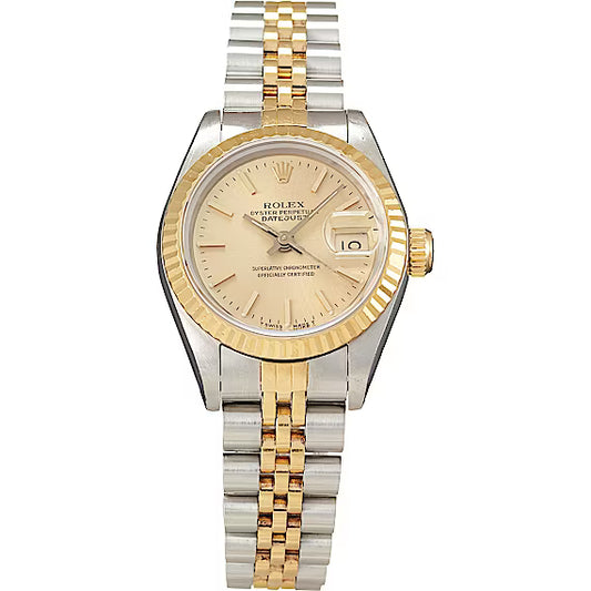 ROLEX DATE JUST 26MM ACERO Y ORO AMARILLO PULSO JUBILEE