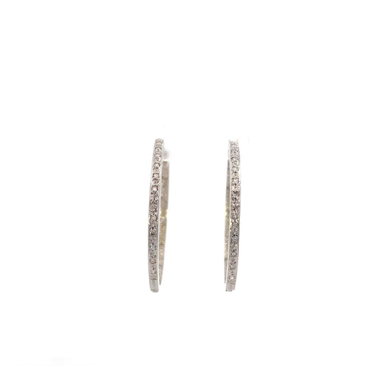 ARETES ARGOLLAS CON DIAMANTES