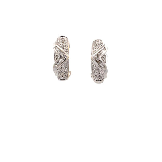 ARETES CON DIAMANTES