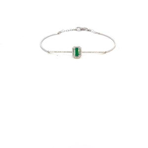 PULSERAS CON DIAMANTES Y ESMERALDAS