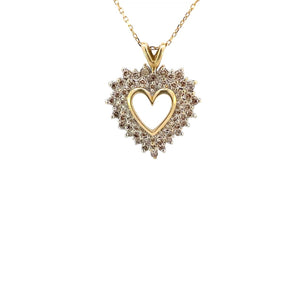 DIJE DE ORO AMARILLO CON DIAMANTES