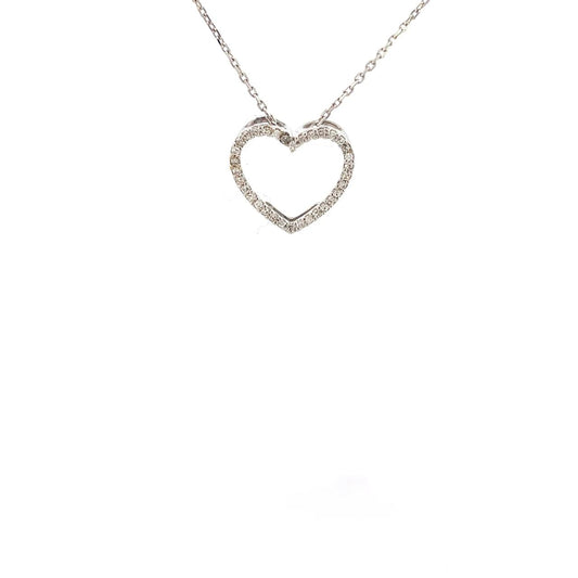 DIJE EN 0RO BLANCO CON DIAMANTES