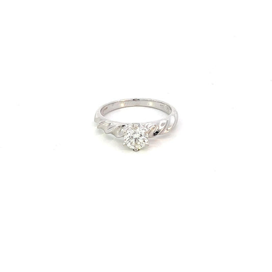 ANILLO EN ORO BLANCO CON DIAMANTES
