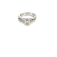 ANILLO EN ORO BLANCO CON DIAMANTES