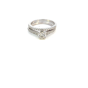 ANILLO EN ORO BLANCO CON DIAMANTES