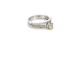 ANILLO EN ORO BLANCO CON DIAMANTES