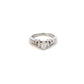 ANILLO DE MUJER ORO BLANCO CON BRILLANTES